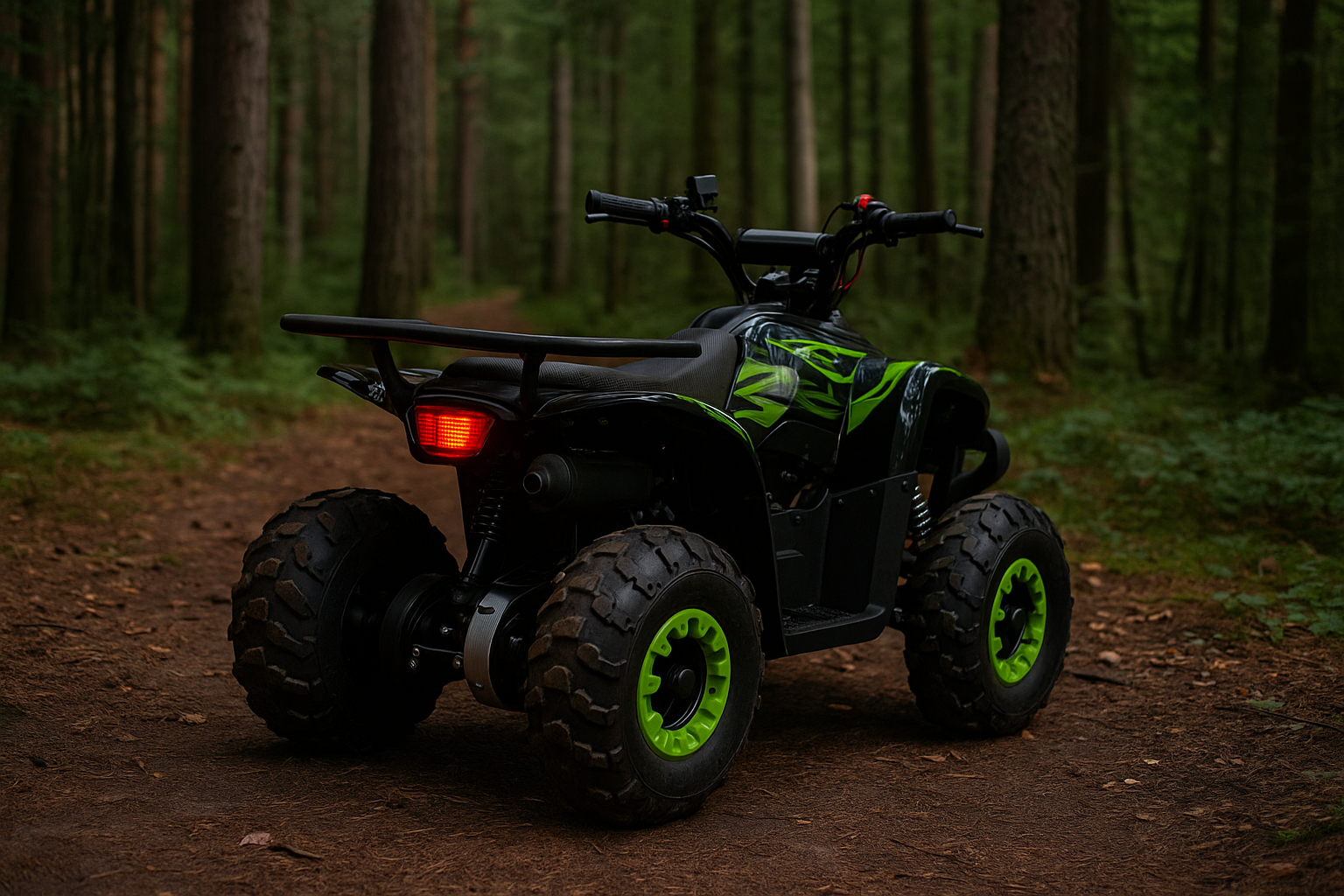 Racer Hawk 110 вид сзади