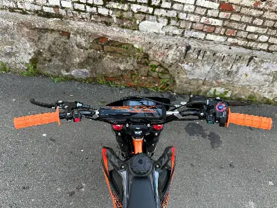 Racer TRZ 140 E-start — кокпит, руль и органы управления
